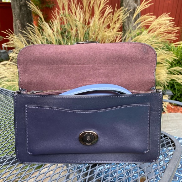 LNWT Coach Tabby 26 w/ Snakeskin (Blue Multi) - Picture 6 of 9